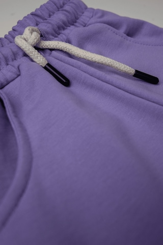Heyadventure Kız Çocuk Jogger Eşofman Altı Cepli Paçası Lastikli Lila Lila