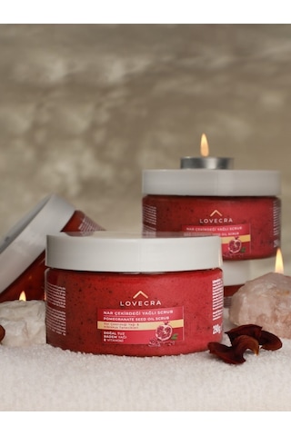 Body Scrub Yağ Bazlı Kuru Ciltler İçin Doğal Tuzlu Vücut Peelingi 290gr