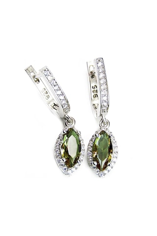 Lilahgümüştr 925 Ayar Gümüş Mekik Zultanit Taşlı Kadın Kolye Küpe