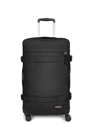 Eastpak Orta Boy Transit'r 4 M 8 Tekerlekli Çekçekli Valiz Black Siyah