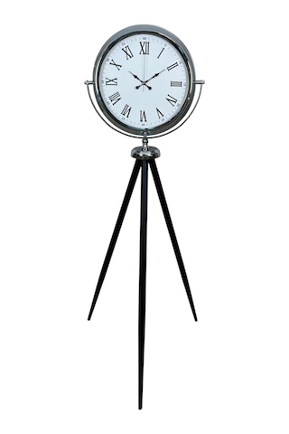 Krom Asalet Tripod Ayaklı Saat Çok Renkli