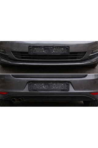 Nissan Qashqai Uyumlu Oto Plakalık 2'li Set Kolay Montaj