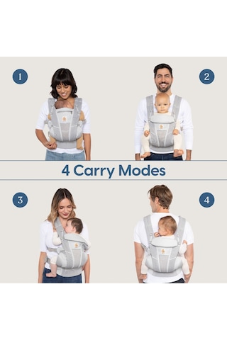 Ergobaby Omni Breeze Softflex Mesh ,0-4 Yaş ,4 Taşıma Pozisyonlu Kanguru ,Yeni Doğan Ve Küçük Çocuklar Için