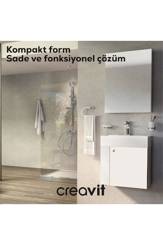 Creavit Font Lavabo Dolabı 50 Cm Beyaz