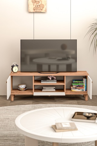 Bohem Tv Ünitesi 150 Cm Mdf Kapak Beyaz