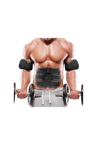 Musclewireless Akıllı Ems Kas Eğitimi Vücut Zayıflama Geliştirme Yaması 4 Siyah