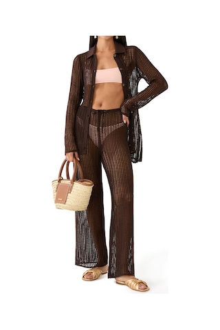 Haight Tricot Rebeca Pantolon Kahverengi