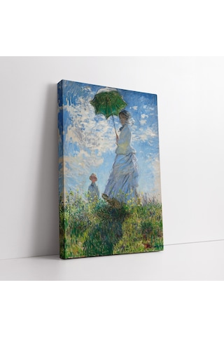 Claude Monet - Madam Monet Ve Oğlu Kanvas Tablo