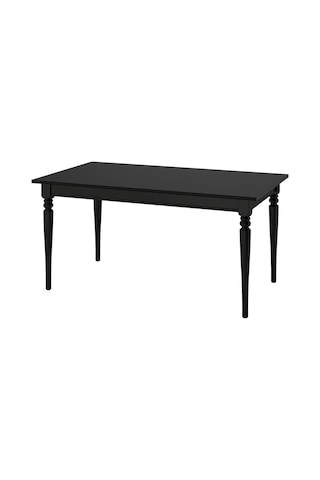 Ikea Siyah Sağlam Yemek Masası - Açılır Yemek Masası