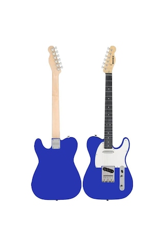 Midex Tlx-50bl Tele Kasa Maple Klavye 2 Single-coil Manyetik Elektro Gitar