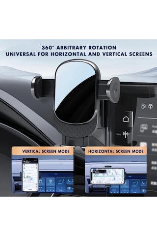 Honeybeeshop Tesla Model 3 2017 2022 Araç Telefon Tutucu Ekran Tabanlı Sabit Anti Sarsıntı Navigasyon Braketi