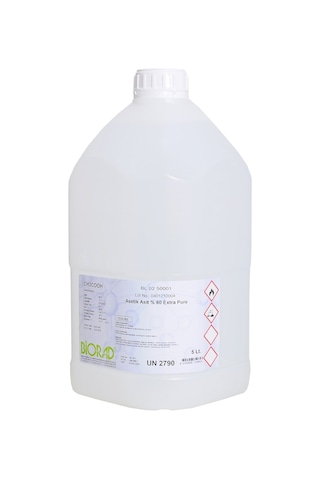 Asetik Asit %80 Ch3Cooh Sirke Ruhu E260 5 Lt Ekstra Pure Asetik Asit %80 Ch3Cooh Sirke Ruhu E260 5 Lt Ekstra Pure