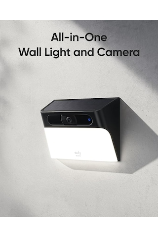 Anker Eufy Security 2k Duvar Lambalı S120 Solar Kamera - T81a0