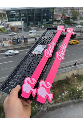 Barbie Özel Tasarımlı Pleksi Plakalık