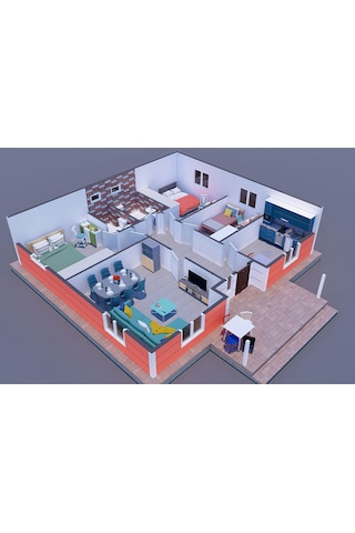 100 M² Prefabrik Ev