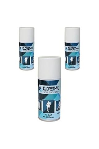 Clorethyl Soğutucu Sprey 3 x 150 ML