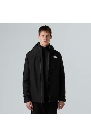 The North Face M Carto Mono Trıclımate Hooded Jacket Black Siyah