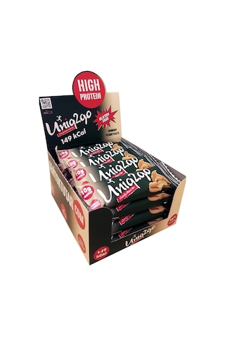 Crunchy Midi - Fıstık Ezmeli Proteinli Bar 40 Gr 16'lı Kutu Crunchy Midi - Fıstık Ezmeli Proteinli Bar 40 Gr 16'lı Kutu