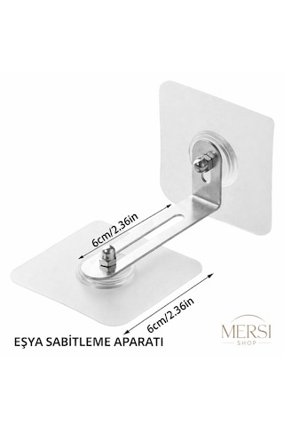 Mobilya Sabitleme Aparatı Güvenlik Kilitli Duvar Sabitleyici