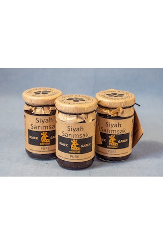 Edovital Siyah Sarımsak Püre 300 gr 100 gr X 3 Adet
