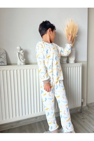 Key Kids Modal Köpekli Pijama Takımı 2-10 Yaş Çok Renkli