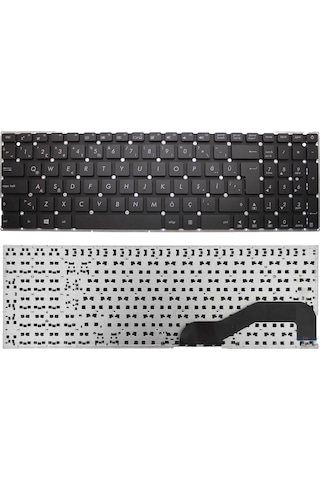 Notebook Klavye - Siyah - Asus X540ma-go232, X540ma-go232t, X540ma-go360t Muadili İle Uyumlu