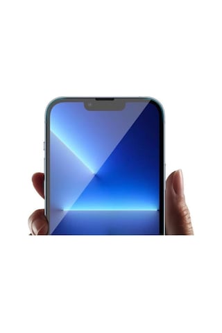 Iphone 13 Pro Max Uyumlu Full Glass Anti-dust Ahize Korumalı Cam Ekran Koruyucu + Kamera Lens