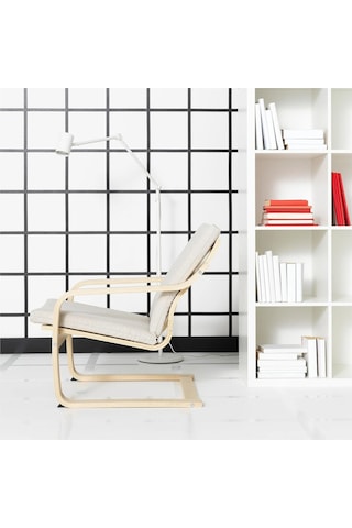 Ikea Ekru Konforlu Berjer Koltuk - Sallanan Koltuk Minderi