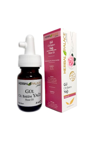 Herbal Palace Gül Yağı 20 ML Cilt Bakım Yağı