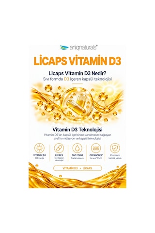 VİTAMİN D3 1000IU 150 LICAPS