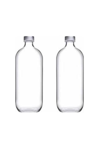 Paşabahçe 80356 Iconic Bottle Şişe 1 Litrelik 2 Adet