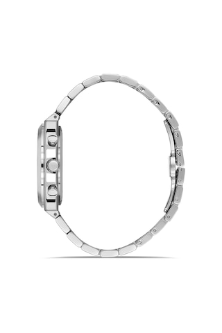 Ferro Fm43022a-a7 Quartz Çelik Gri Sarı Kadran 42 Mm Erkek Kol Saati Gri