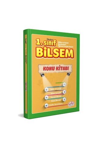 Editör Yayınları Bilsem Hazırlık Kitapları Seti 4 Lü Set