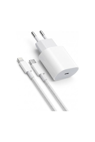 Apple Apple iPhone Tüm Serilerle Uyumlu Hızlı Şarj Aleti Adaptör Kablo Plus 6 7 8 X 11 12 13 14 Pro Max 1 Adet Kablo