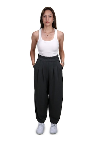 Kadın Modal Kumaş Havuç Kesim Antrasit Pantolon Antrasit