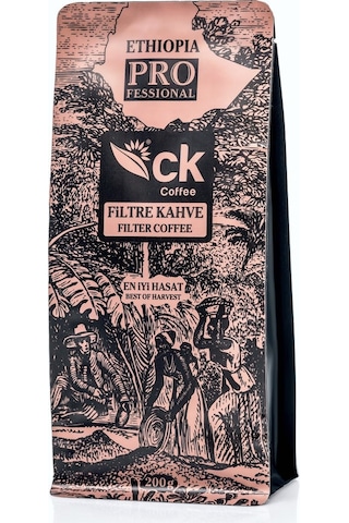 Ethiopia Pro Çekirdek Filtre Kahve 200 G Filtre
