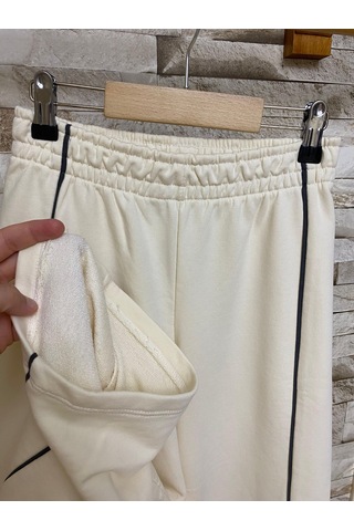 Aysbebe Kız Çocuk Eşofman Altı Ekru AY-D9250A8/ER99