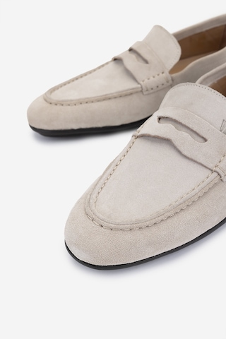 Valmenti Erkek Hakiki Deri Loafer Ayakkabı 374 1834 Erk Ayk Y25 Bej Lıno Suet Bej