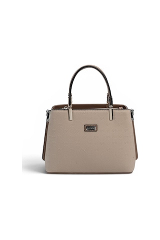 Silver Polo Sp987 Kadın El Çantası Fashion Bej-latte