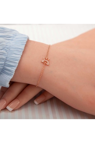 Casera's Gümüş Rose Kelebek Kadın Bileklik Csr2184749 Gümüş