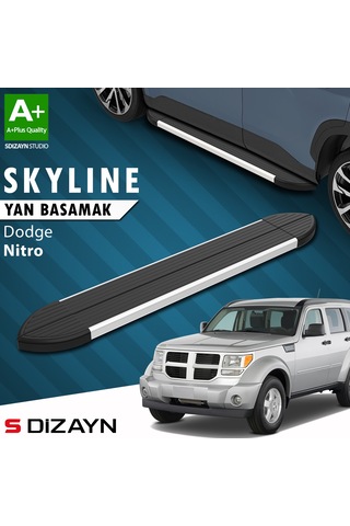 S-dizayn Dodge Nitro Skyline Aluminyum Yan Basamak 153 Cm 2007-2012 A+ Kalite