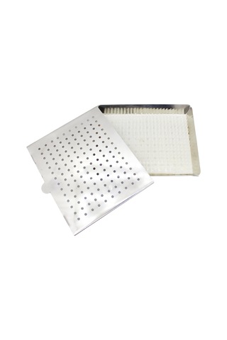 Barışhan Medikal Cerrahi Metal Sterilizasyon Konteyner 17x13x1.5 CM Cerrahi Konteyner Tıbbi Laboratuvar Malzemesi