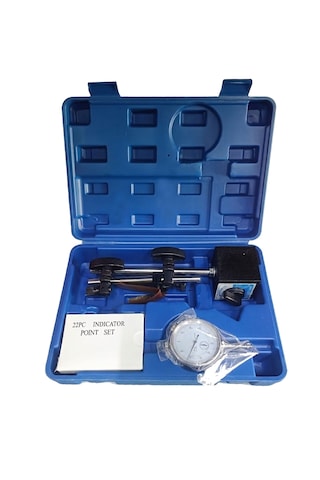Dorf Tools 22 Parça Manyetik Komparatör Saati Çantalı