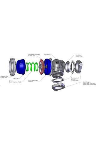 Turbosmart Ultragate 38mm 14 Psi Harici Wastegate Ts-0501-1040 .