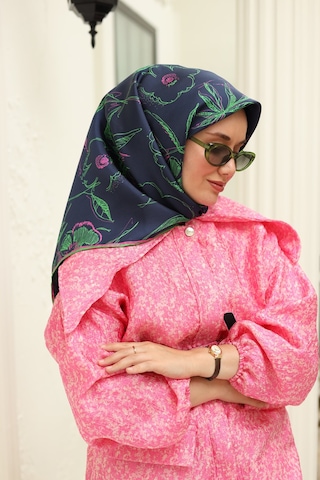 Silk Home Twill İpek Eşarp 11433-01 Lacivert