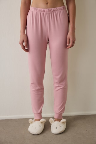 Penti Pembe Tea Party Termal Etkili Pijama Altı