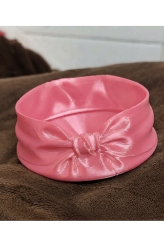 Kurdeleli Dekoratif Aksesuar Kutusu Pembe