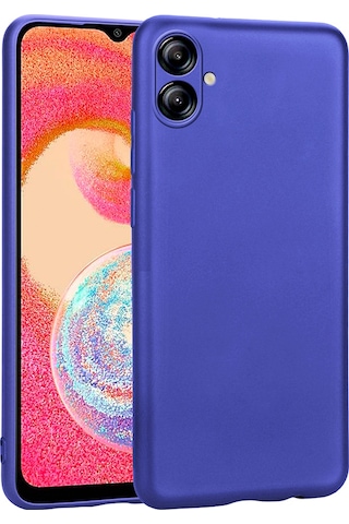 Galaxy A06 Uyumlu Kılıf Zore Premier Silikon Kapak -115529 Saks Mavi
