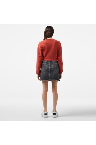 Tommy Hilfiger Jeans Mom Uh Skirt B Kadın Siyah Etekdw0dw18231