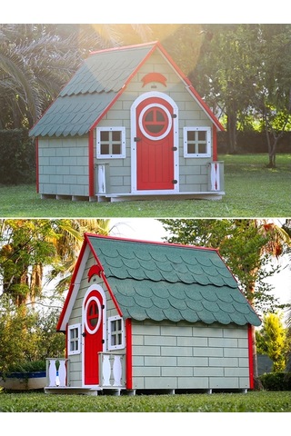 MANDU Ahşap Çocuk Oyun Evi (Playhouse) Hollanda